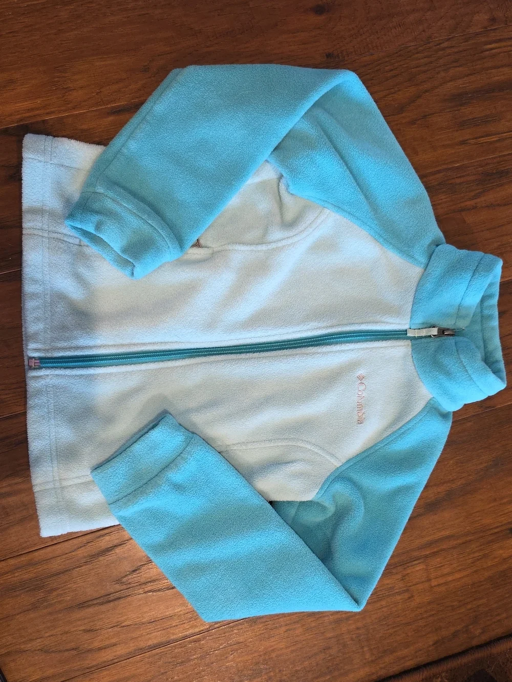 Columbia Girls' Fleece Jacket - Full Zip Size XS (6/6X)